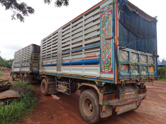 ขายด่วน  รถสิบล้อดัมพ์พ่วง  แม่-ลูก HINO  FM  1J    สภาพเดิมๆ พร้อมใช้งาน