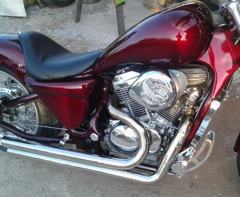 Steed 600 CC ทะเบียนแท้พร้อมโอน แต่งใหม่ยกชุด ทะเบียนแท้