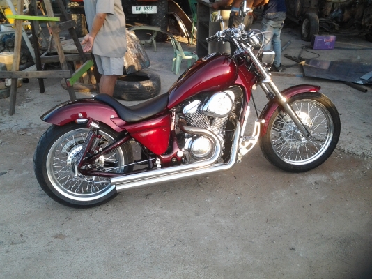 Steed 600 CC ทะเบียนแท้พร้อมโอน แต่งใหม่ยกชุด ทะเบียนแท้