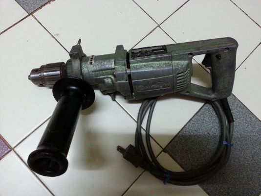 ขายสว่านไฟฟ้ากระแทกเจาะปูนขนาด4หุนยี่ห้อHITACHIสภาพดีตัวนี้ made in japanคับ