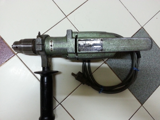 ขายสว่านไฟฟ้ากระแทกเจาะปูนขนาด4หุนยี่ห้อHITACHIสภาพดีตัวนี้ made in japanคับ ขายสว่านไฟฟ้ากระแทกเจาะปูนขนาด4หุนยี่ห้อHITACHIสภาพดีตัวนี้ made in japanคับ