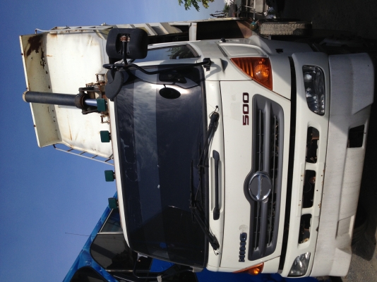 ขายรถ10ล้อดั้ม เสาธง hino mega ยูโร 3 เครื่อง380แรงม้า สนใจติดต่อ081-6577048
