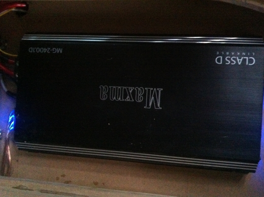 ขาย class D 2400 watt ของ maxma เเท้ ไม่เคยช้อม