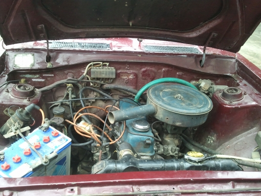 ขายรถเก๋ง DATSUN KB110 2ประตู ทะเบียน ประกันครบ ชุดโอนพร้อม
