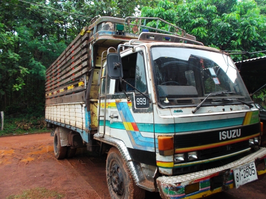 ขายด่วนรถ6ล้อร๊อกกี้เครือง6BD1ยาง900หัวบางเดิมปี43