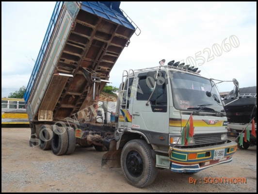 ขายด่วน รถบรรทุก 10 ล้อดั้ม HINO 3H 195 แรง/ 2 เพลา สภาพเดิมๆ สวยพร้อมใช้งาน ราคาสุดคุ้ม