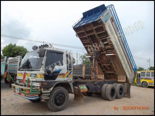 ขายด่วน รถบรรทุก 10 ล้อดั้ม HINO 3H 195 แรง/ 2 เพลา สภาพเดิมๆ สวยพร้อมใช้งาน ราคาสุดคุ้ม