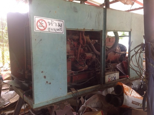 ขาย เครื่องปั่นไฟ ยามาบิชิ เป็นเครื่องยนต์ isuzu 4 BA1 85 แรง