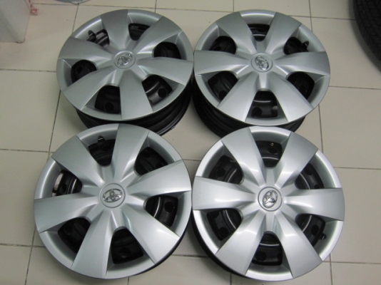 ขายกะทะล้อพร้อมฝาครอบ TOYOTA VIOS ขอบ 15