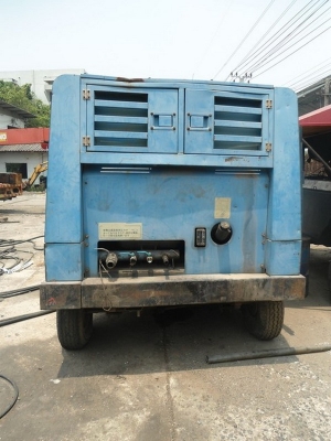 ขายปั้มลม AIRMAN PDS 750 17.5BAR พร้อมใช้งาน รับประกันให้นะครับ เครื่องยนต์ มิตรซูบิชิ