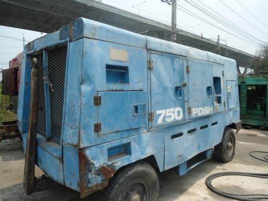 ขายปั้มลม AIRMAN PDS 750 17.5BAR พร้อมใช้งาน รับประกันให้นะครับ เครื่องยนต์ มิตรซูบิชิ