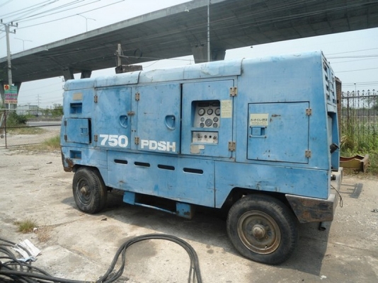 ขายปั้มลม AIRMAN PDS 750 17.5BAR พร้อมใช้งาน รับประกันให้นะครับ เครื่องยนต์ มิตรซูบิชิ