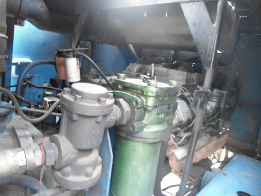 ขายปั้มลม AIRMAN PDS 750 17.5BAR พร้อมใช้งาน รับประกันให้นะครับ เครื่องยนต์ มิตรซูบิชิ