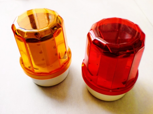 ไฟไซเรน แบบหมุน ทรงกลม (หลอด LED  แบบ Solar Cell  )