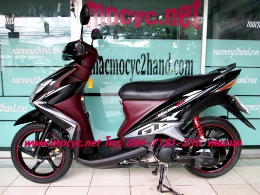.ขาย mio125 ลาย GTX (ล้อแมกซ์) สีเทาดำ   26500