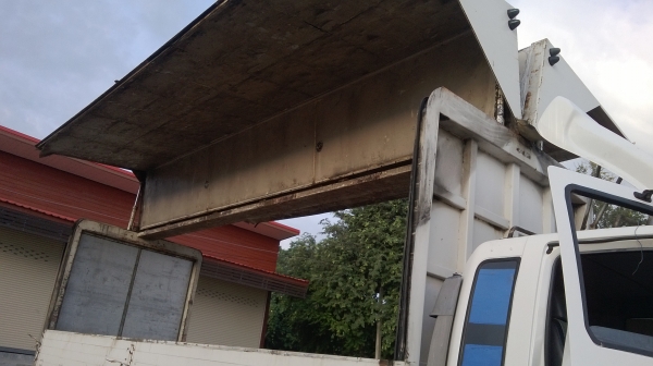 HINO FF1J PLA เสมอทอง เครื่องยูโรทู JO8C TS เทอร์โบอินเตอร์220HP รถห้างแท้ยาว7.5เมตร ตู้ปีกนกสามมิตรแท้