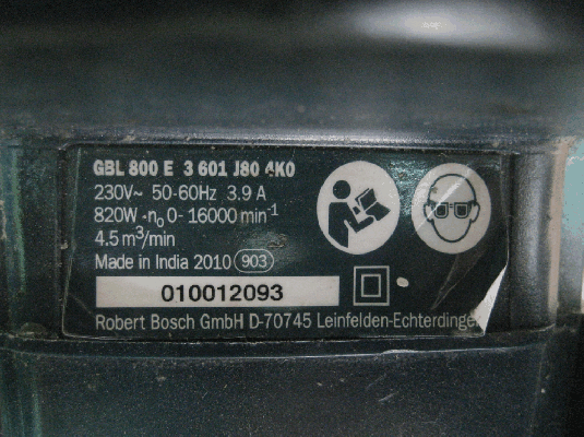 ขายด่วนตัวเป่าลม BOSCH GBL-800E 820W. ขายด่วนตัวเป่าลม BOSCH GBL-800E 820W.