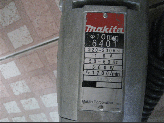 ขายด่วน สว่าน Makita  6401 360W แท้100\%