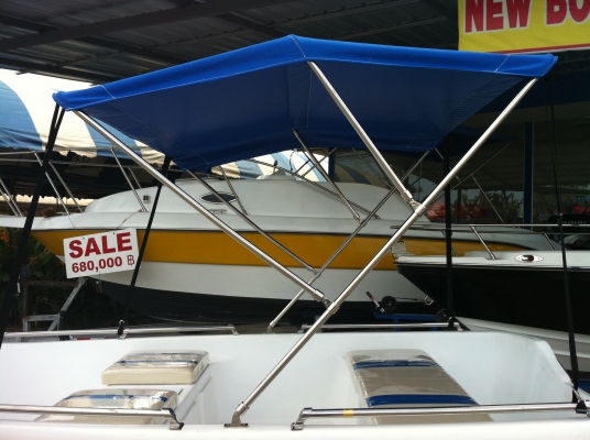 ขายเรือไฟเบอร์ใหม่  11 ฟุต พร้อมเทเลอร์