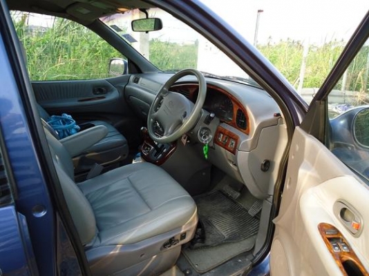 ขาย KIA CARNIVAL ปี 2001 เกียร์ AT ช่วงล่างดี แอร์เย็น ติดแก๊สถัง 96 ลิตร