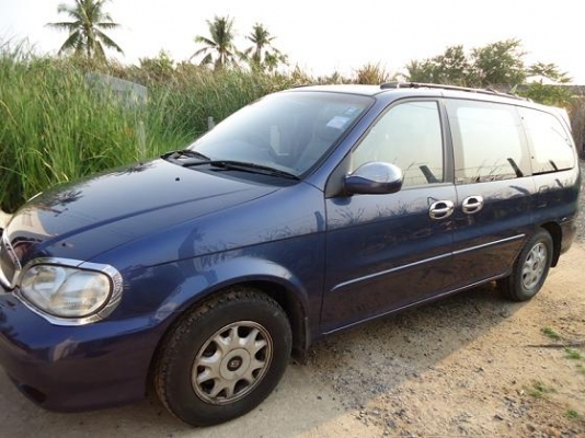 ขาย KIA CARNIVAL ปี 2001 เกียร์ AT ช่วงล่างดี แอร์เย็น ติดแก๊สถัง 96 ลิตร