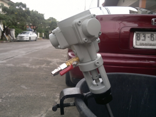 AIR MOTOR ( Air Agitator ) ลดราคา 7,000฿ มอเตอร์ปั่นสี ปั่นเคมี เครื่องกวนเอนกประสงค์ เครื่องมิกซ์ของเหลวทุกชนิด ฯลฯ ใช้ลม มีคลิปล๊อค ราคาถูกสุดในไทย 081-1108882