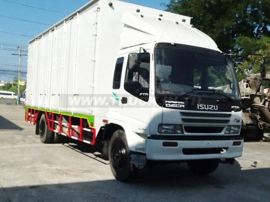 ขายรถ ISUZU 6 ล้อตู้ NGV : เดก้า 200 แรงม้า