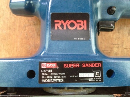 ขายเครื่องขัดกระดาษทราย RYOBI LS-35 Made in JAPAN ขายเครื่องขัดกระดาษทราย RYOBI LS-35 Made in JAPAN