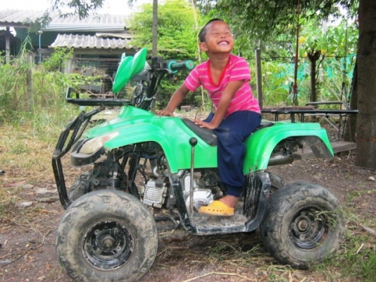 ATV 110cc เครื่องดี แรง ไฟติดทุกดวง มีเกียร์ถอยหลัง