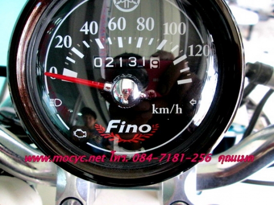 Fino   สี ชมพูขาว ไมล์ 1702 โล รถเดือน ธ.ค. 55 ใช้งานน้อยสภาพใหม่ๆ   25500