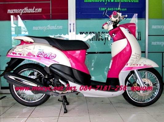 Fino   สี ชมพูขาว ไมล์ 1702 โล รถเดือน ธ.ค. 55 ใช้งานน้อยสภาพใหม่ๆ   25500