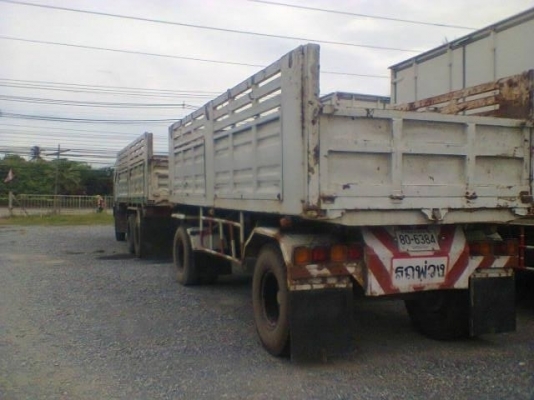 HINO  3 M  240 แรง  พ่วงแม่ลูกดัมพ์. 18 ล้อ ราคาท่ี 1690000 ด่วน