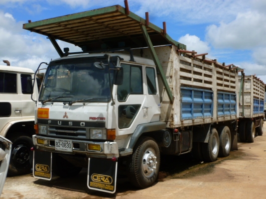 แสงฟ้าเต้นรถ///ขายรถพ่วงมิตรซูเครื่อง EP100เทอร์โบ-320แรง