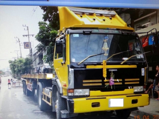 ขายรถ 6ล้อ หัวลาก nissan เครื่อง 360 แรง หางพื้นเรียบ3เพลา