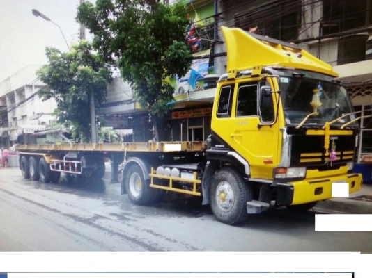 ขายรถ 6ล้อ หัวลาก nissan เครื่อง 360 แรง หางพื้นเรียบ3เพลา