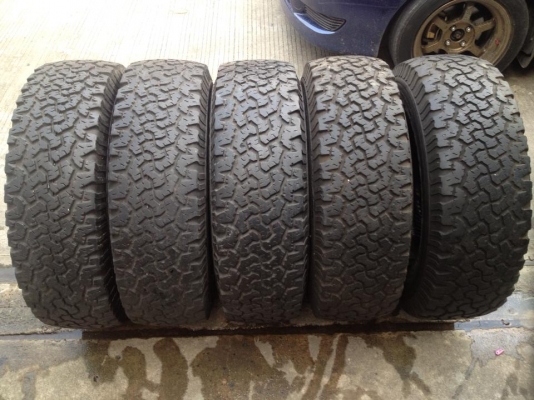 ขายยางBF ALL245-75-16 ดอกหนาเป็นก้อน ยกชุด5เส้น ถูกๆ