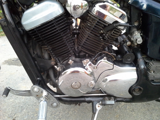 Honda Steed 400cc.แต่งล้อโต ราคาถูก ขี่มันมาก อินวอยร์แท้