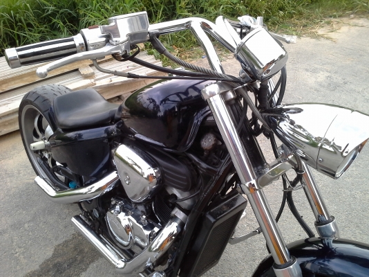 Honda Steed 400cc.แต่งล้อโต ราคาถูก ขี่มันมาก อินวอยร์แท้