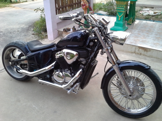 Honda Steed 400cc.แต่งล้อโต ราคาถูก ขี่มันมาก อินวอยร์แท้