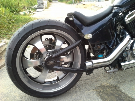 Honda Steed 400cc.แต่งล้อโต ราคาถูก ขี่มันมาก อินวอยร์แท้