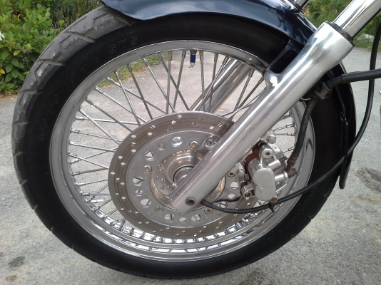 Honda Steed 400cc.แต่งล้อโต ราคาถูก ขี่มันมาก อินวอยร์แท้