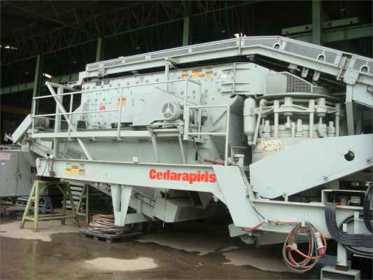 โม่หินโมบาย150ตันชั่วโมงCEDARAPIDS