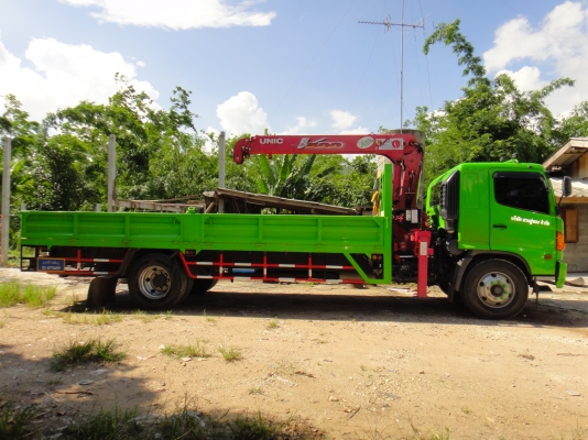 ขายหกล้อ HINO 500 ติดเครน UNIC V500 5 ตัน 4 ปลอก