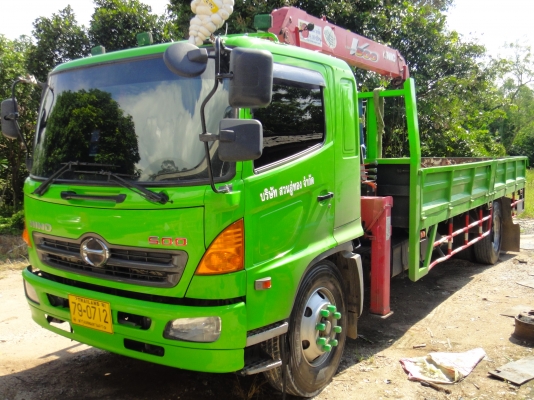 ขายหกล้อ HINO 500 ติดเครน UNIC V500 5 ตัน 4 ปลอก