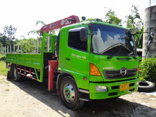 ขายหกล้อ HINO 500 ติดเครน UNIC V500 5 ตัน 4 ปลอก