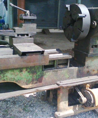 แท่นกลึง 8 ฟุต คอลึก เหวี่ยงงานใหญ่ได้ 1 เมตร รุ่นหนัก 180,000