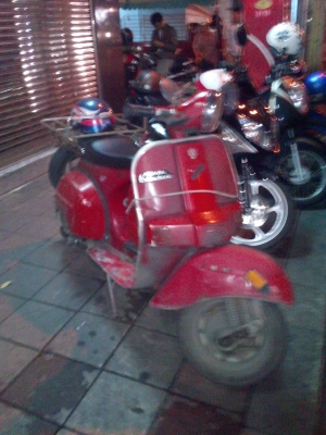 ขายเวสป้าทะเบียนโอน