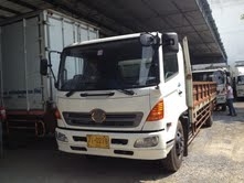 ขายรถ6ล้อ HINO  MEGA FG ยาว 7.2 เมตร กระบะเหล็กขึ้นใหม่ทั้งลูก