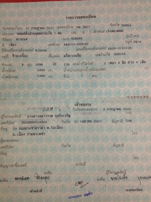 ขายรถตู้น่ารักๆ พร้อมใช้งาน Nussan Serena ปี 94 คับ