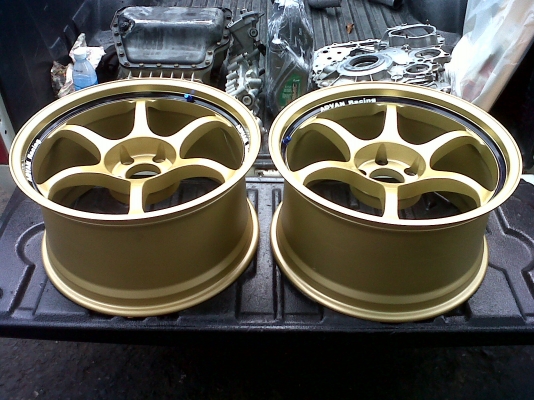 ขายล้อ RG I ขอบ18  ออฟ12 กว้าง 9.5 สี่ลูกเลย แท้ญี่ปุ่น 1ชุด 4 วง